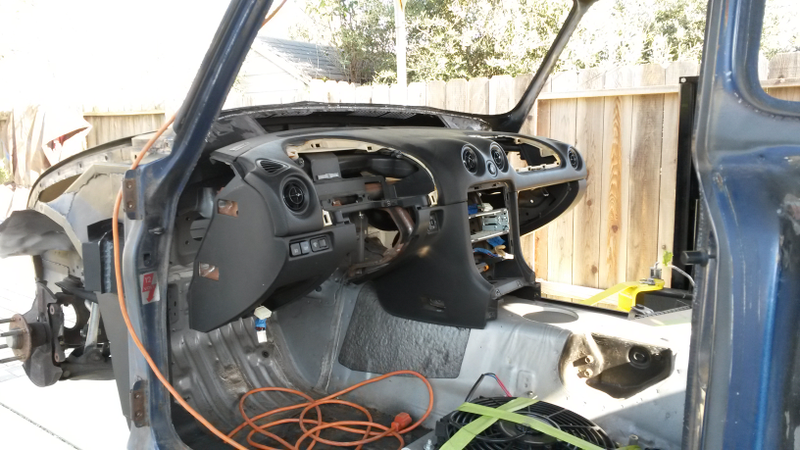 Fitting the dashboard in a bit tidier will need to be figured out as well, but here’s a test fit.